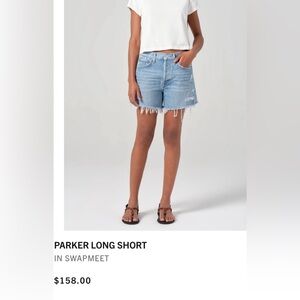 Agolde Parker Long Shorts